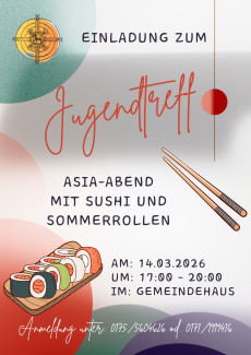 Einladung Jugendtreff 